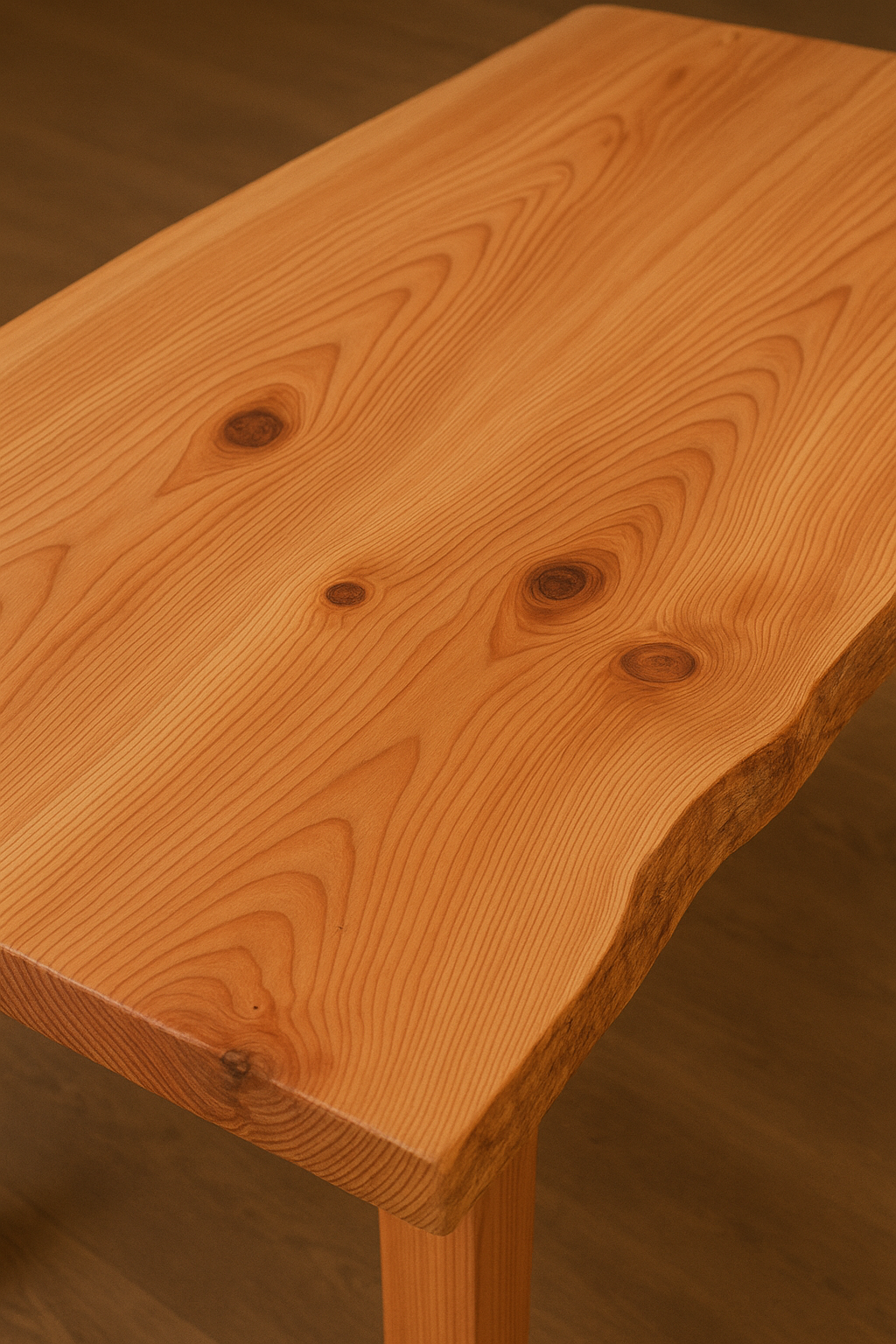 Ceder Boomstamblad – 2300 x 680 x 100 mm – Geschuurd