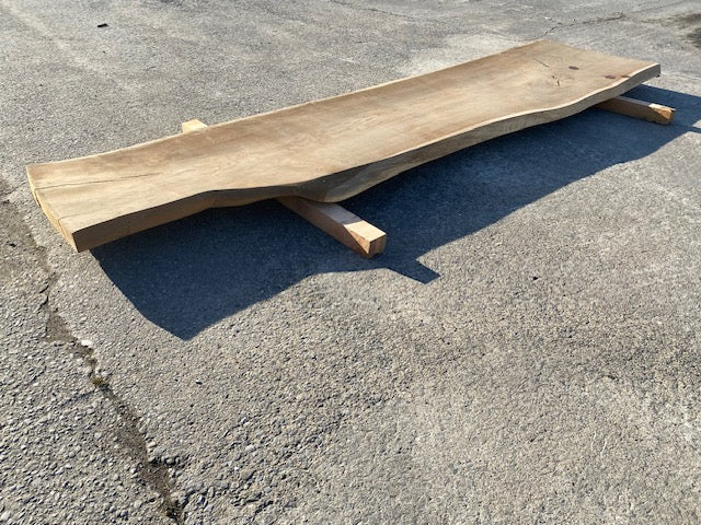 Eiken Boomstamblad – 2980 x 660 x 55 mm – Geschuurd