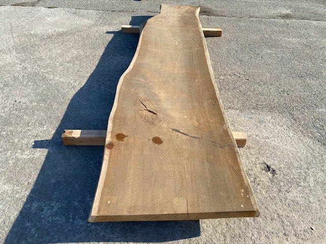 Eiken Boomstamblad – 2980 x 660 x 55 mm – Geschuurd