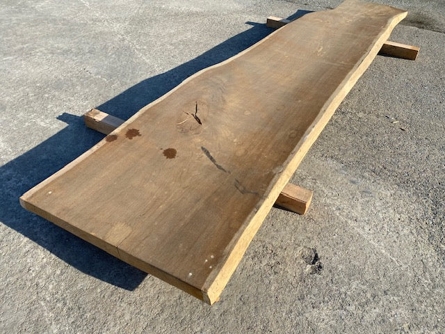 Eiken Boomstamblad – 2980 x 660 x 55 mm – Geschuurd