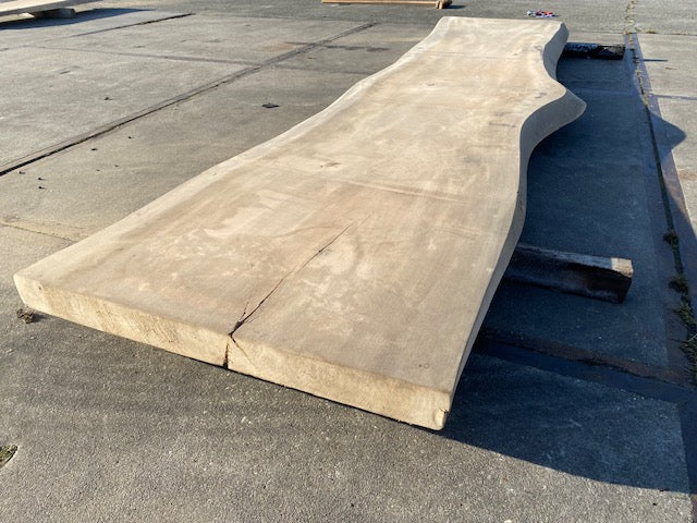 Populieren Boomstamblad – 3480 x 760 x 80 mm – Geschuurd