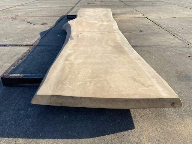 Populieren Boomstamblad – 3480 x 760 x 80 mm – Geschuurd