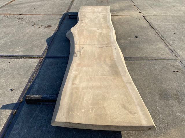 Populieren Boomstamblad – 3480 x 760 x 80 mm – Geschuurd