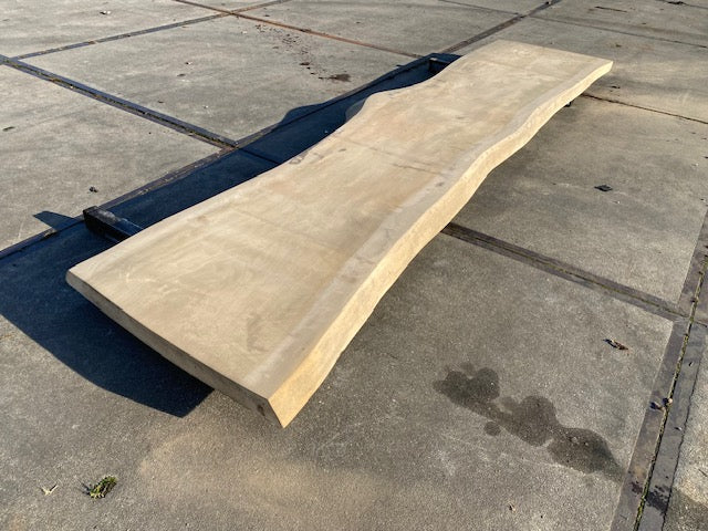 Populieren Boomstamblad – 3480 x 760 x 80 mm – Geschuurd